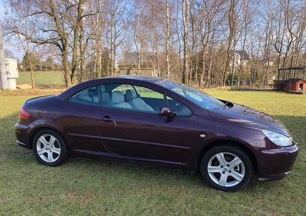 Peugeot 307 CC cena 8900 przebieg: 225250, rok produkcji 2004 z Leśnica małe 172